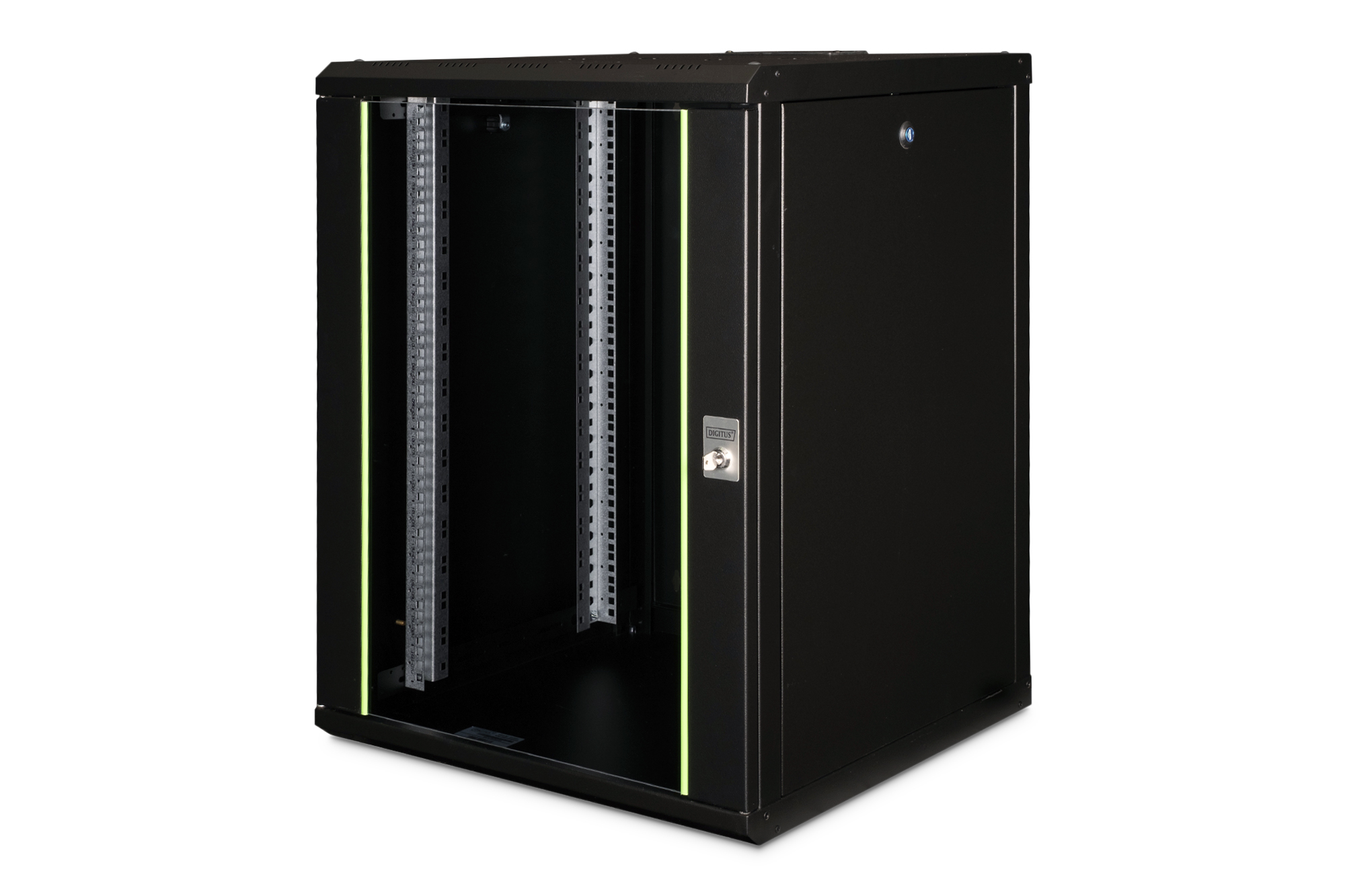 Digitus Wall Mounting Cabinet Unique Series - DN-19 16U-6/6-SW - 82 x 60 x 60 cm - Black