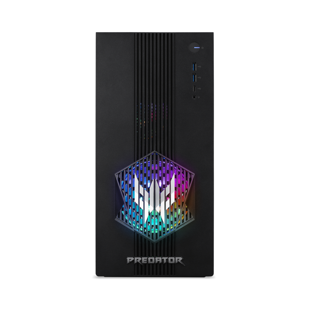 Acer - Predator Orion 3000 - Tower - Black - Intel Core Ultra 5 - 225F - 16 GB - DDR5 - Storage drive capacity 512 GB - NVIDIA GeForce RTX 5060 - 8 GB - Windows 11 Home - Keyboard language No keyboard - Warranty 24 month(s) - Desktop