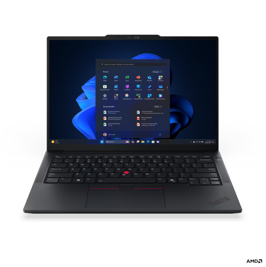 Lenovo ThinkPad E14 G8 AMD - Black - 14 " - IPS - WUXGA - 1920 x 1200 pixels - Anti-glare - AMD Ryzen AI 5 - 330 - 16 GB - SODIMM DDR5 - Solid-state drive capacity 512 GB - AMD Radeon 820M Graphics - Windows 11 Pro - 802.11be - Bluetooth version 5.4 - Key