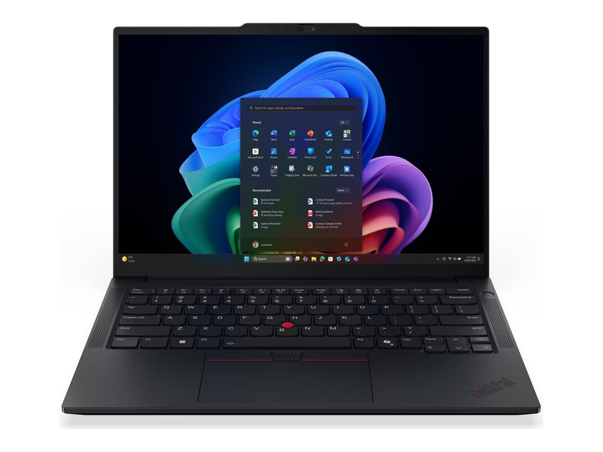 Lenovo ThinkPad E14 G8 Intel - Black - 14 " - IPS - WUXGA - 1920 x 1200 pixels - Anti-glare - Intel Core Ultra 5 - 325 - 16 GB - SODIMM DDR5 - Solid-state drive capacity 512 GB - Intel Graphics - Windows 11 Pro - 802.11be - Bluetooth version 5.4 - Keyboar