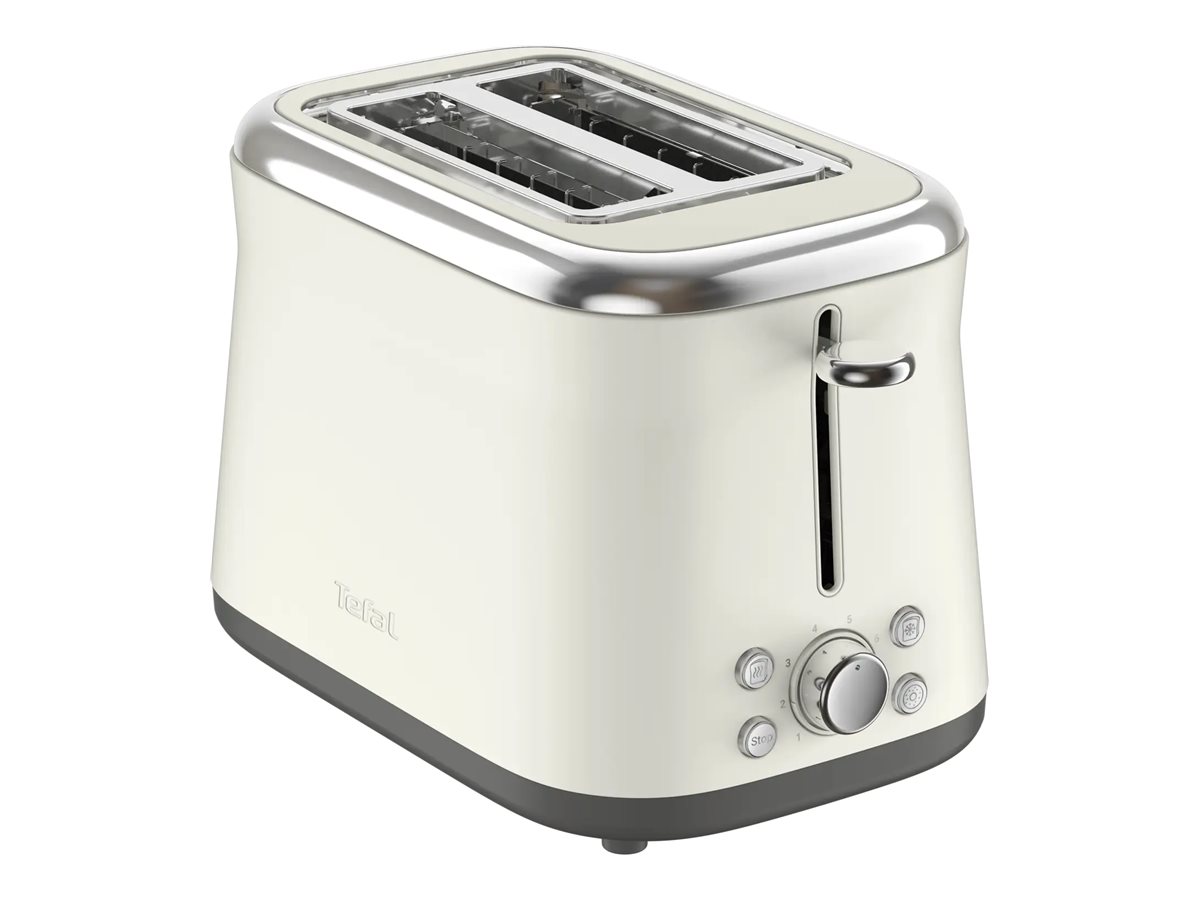 TEFAL Toaster - TT720AE0 Collection Retro - Power 850 W - Number of slots 2 - Housing material Stainless steel - Beige