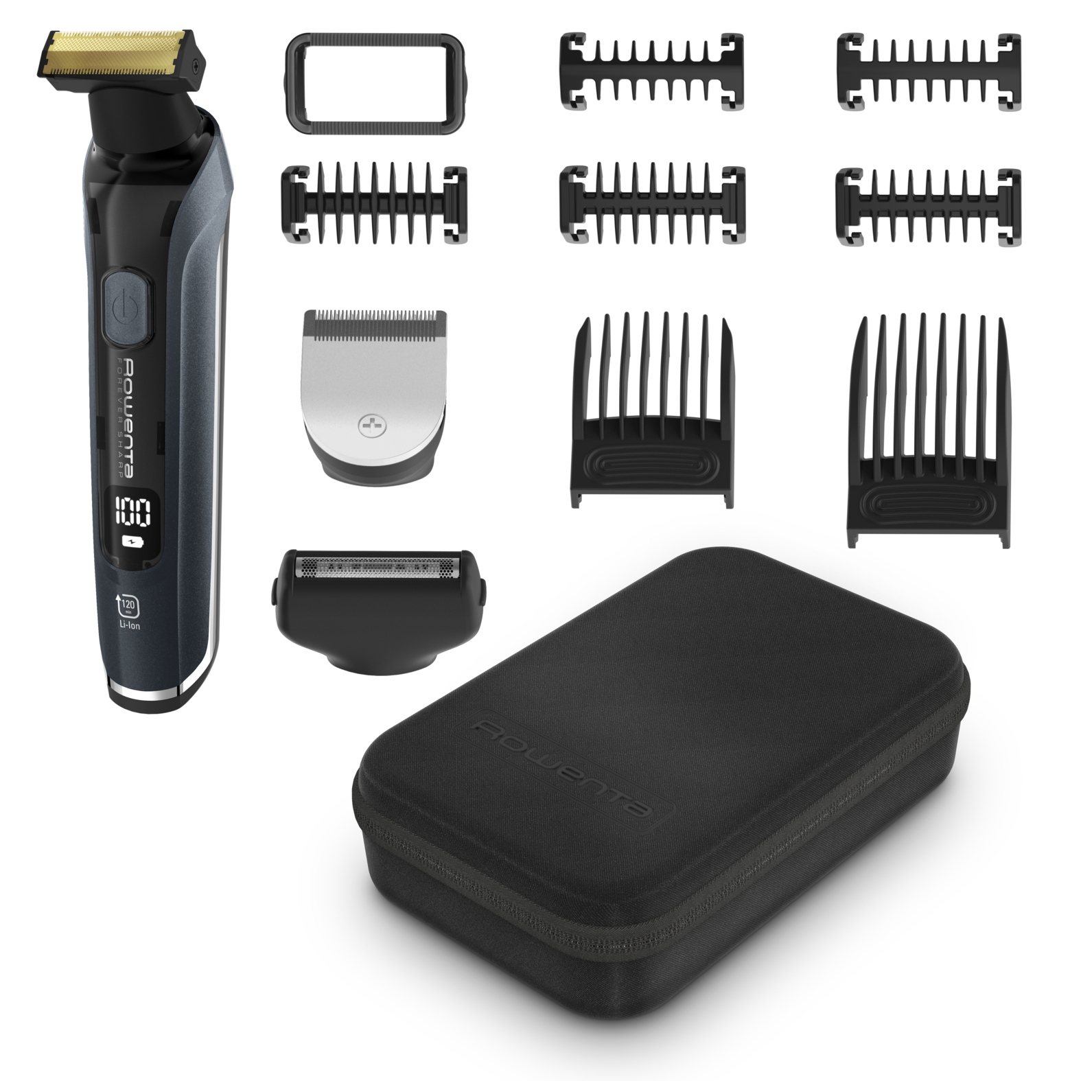 Rowenta Beard Trimmer - TN6204E0 - Cordless - Wet & Dry - Number of length steps 15