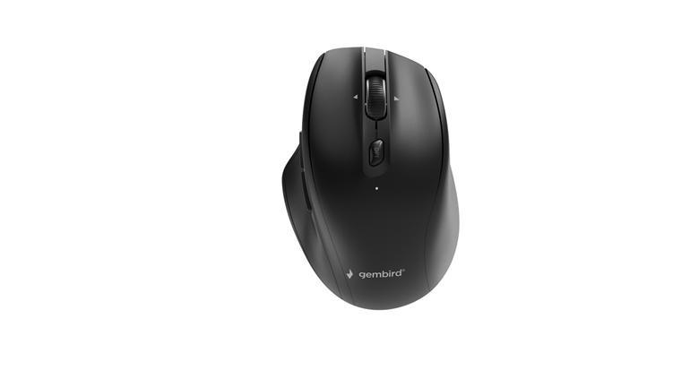 Gembird Dual-mode mouse - MUSW2-6B-02 - Wireless - 2.4G, Bluetooth - Black