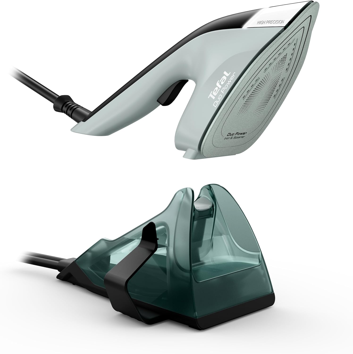 TEFAL 2-in-1 Vertical Steam Iron - JF4031E0 - Handheld - 1550-1850 W - 1 L - 35 g/min - Green/Black