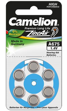 Camelion - A675/DA675/ZL675 - Zinc air cells - 6 pc(s)