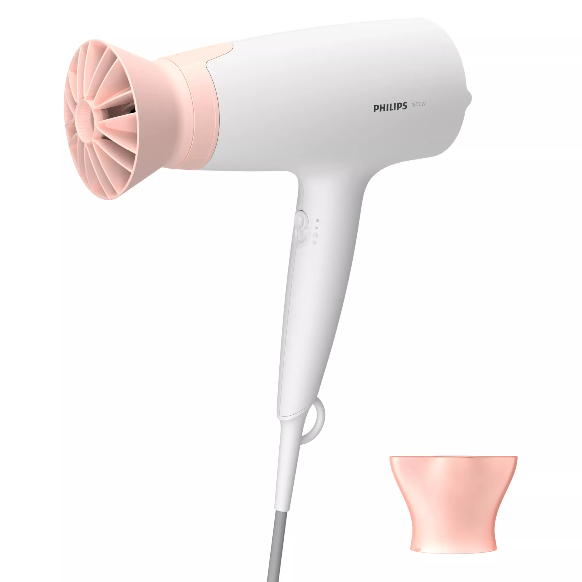 Philips 3000 series Hairdryer BHD300/00 1600W, 3 heat and speed settings, ThermoProtect/Damaged package