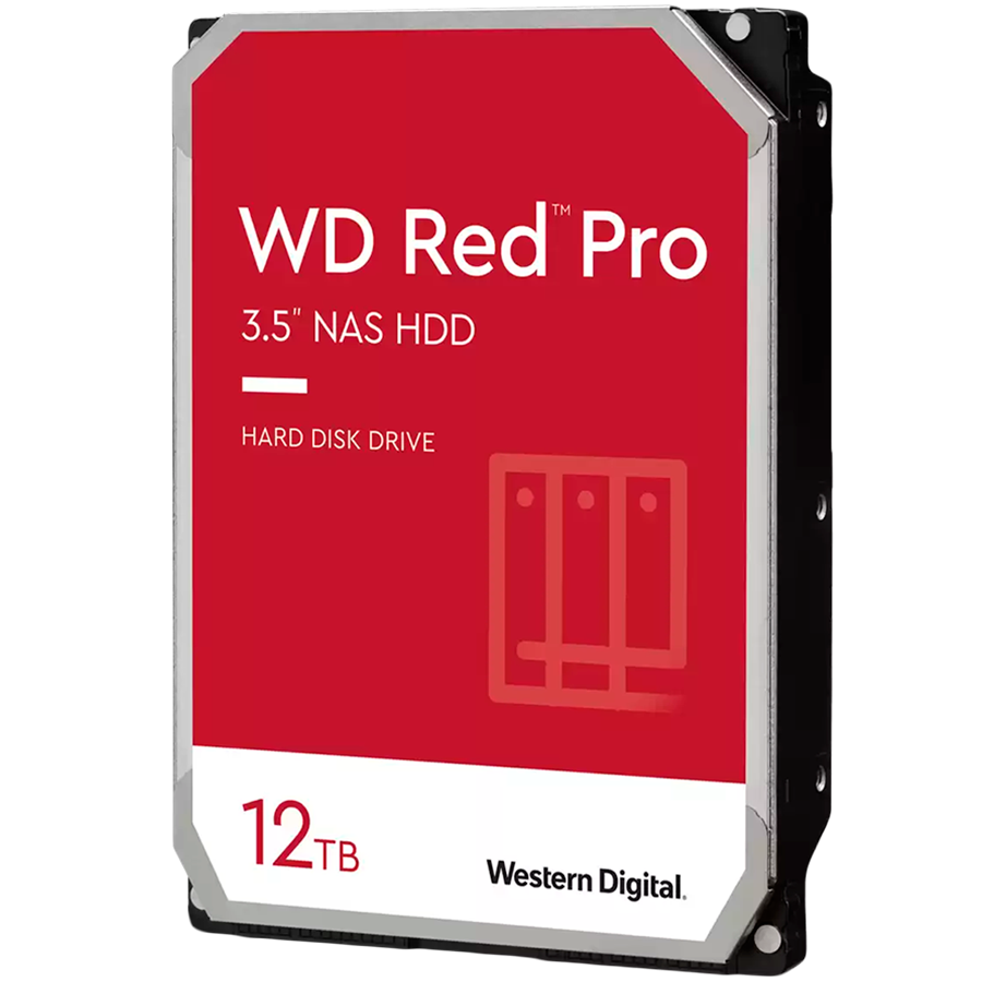 HDD Desktop WD Red Pro (3.5'', 12TB, 512MB, 7200 RPM, SATA 6 Gb/s)