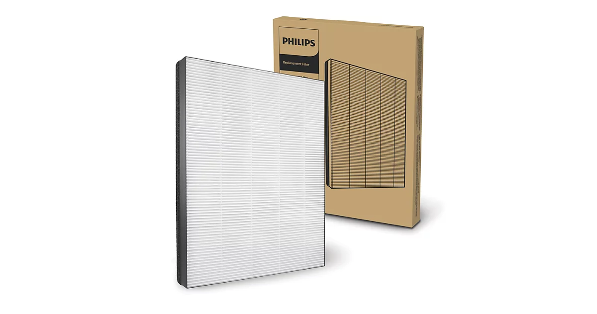 Philips - Original replacement filter for Air purifier and humidifier 2000i series - FY1410/30 NanoProtect HEPA - White