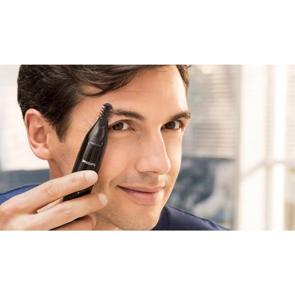 Philips - Nose and Ear Trimmer - NT1650/16 - Nose Hair Trimmer - Wet & Dry - Black