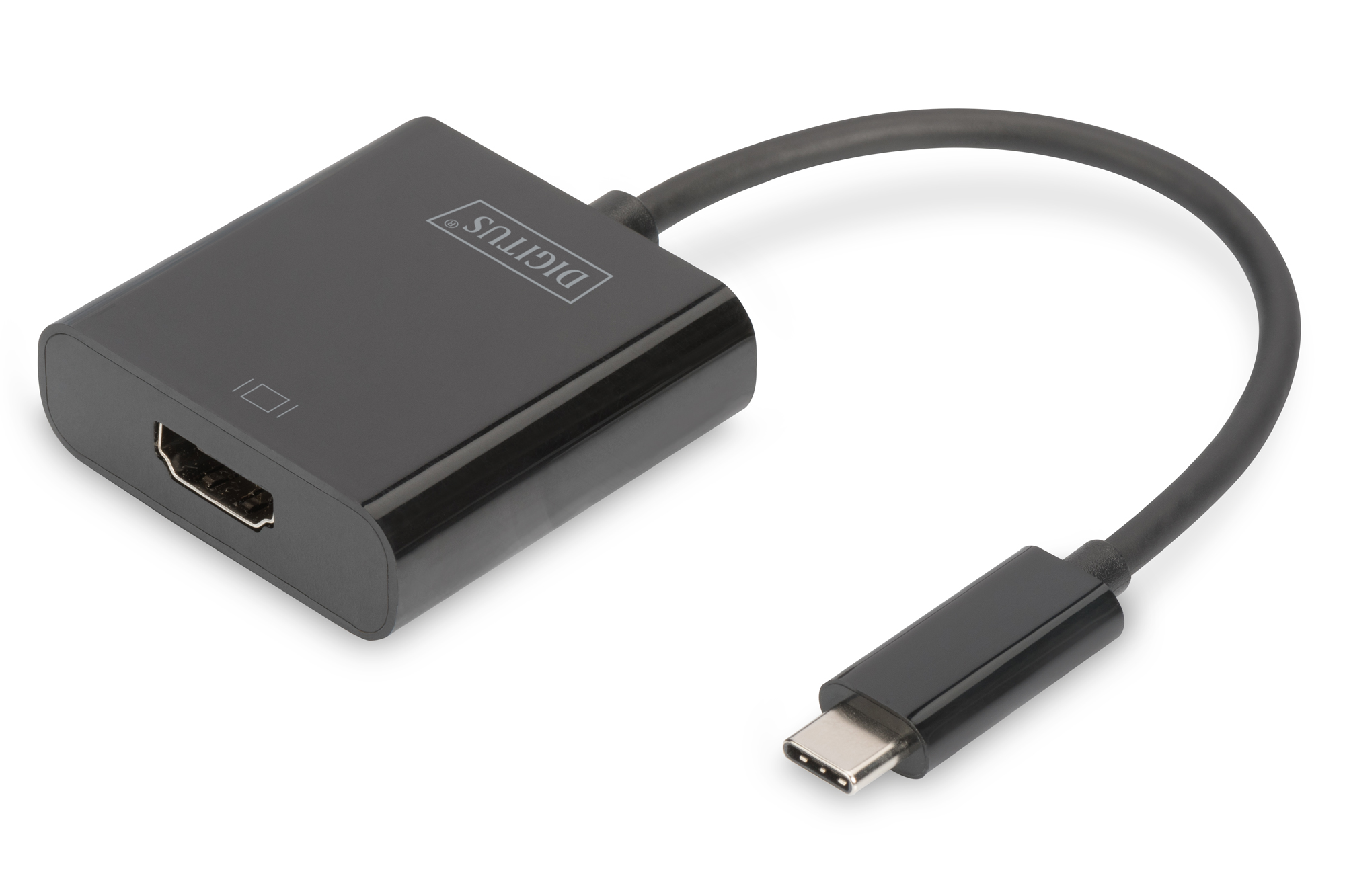 Digitus - USB Type-C to HDMI Adapter - DA-70852 - Black - USB Type-C - 0.15 m