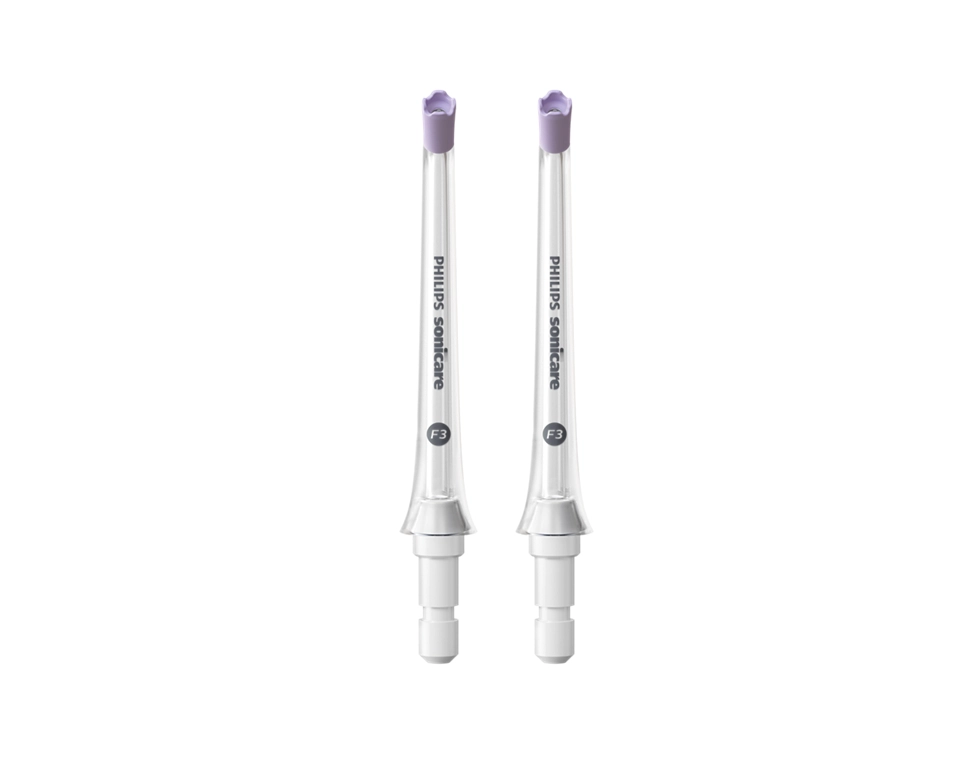 Philips - Oral Irrigator nozzle - HX3062/00 Sonicare F3 Quad Stream - Number of heads 2 - White/Purple