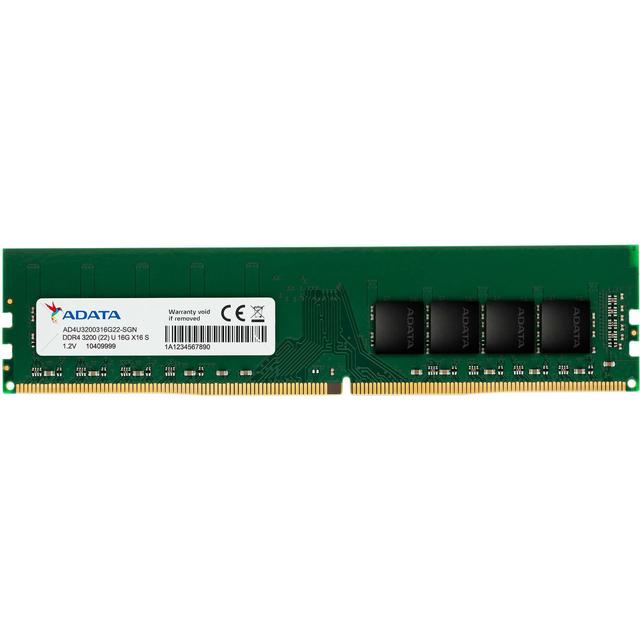ADATA - Premier DDR4 RAM - 16 GB - U-DIMM - 3200 MHz - PC/server - Registered No - ECC No