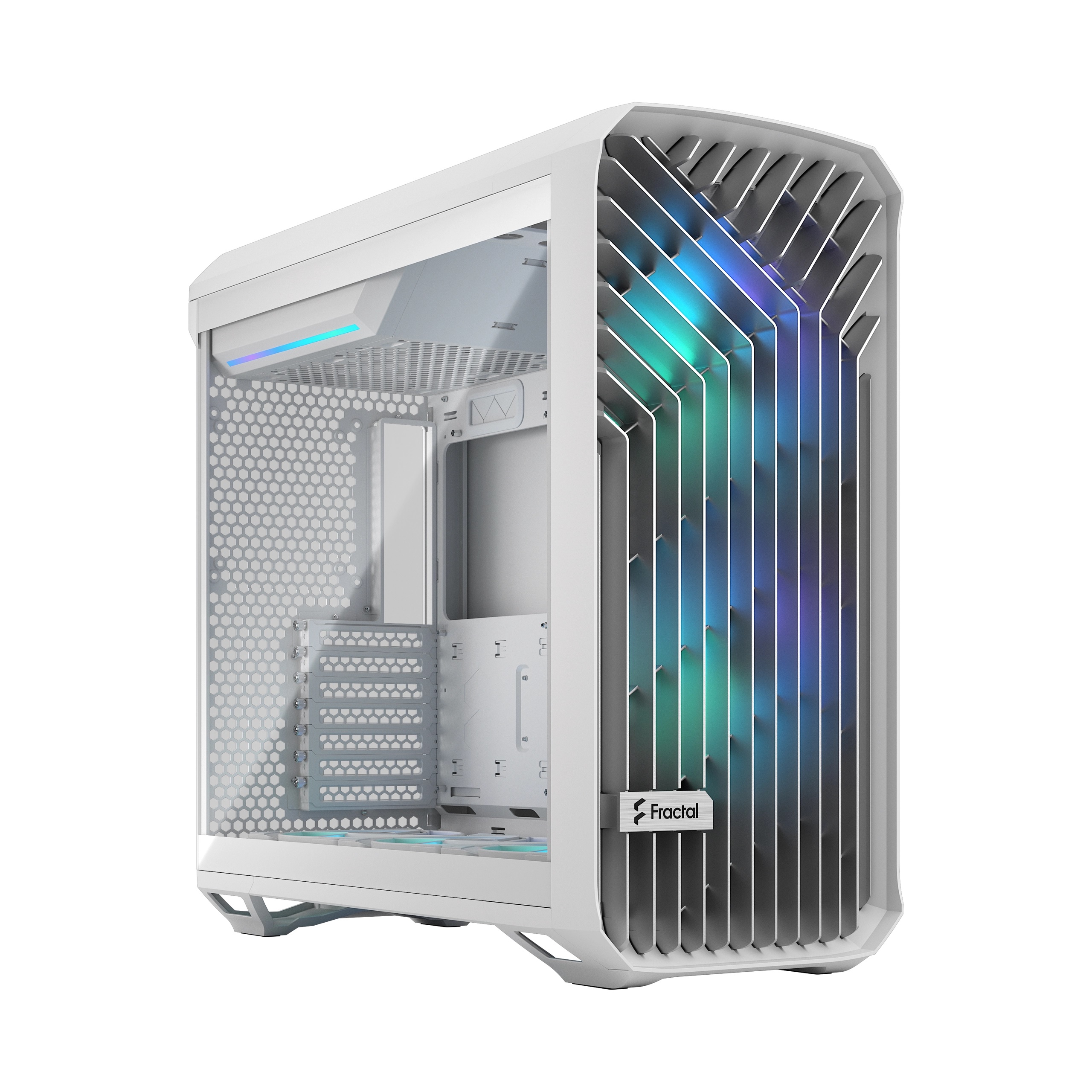 Fractal Design - Torrent - ATX - RGB White TG clear tint