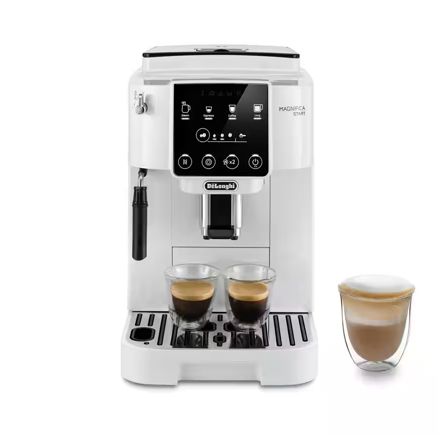 Delonghi - Coffee Maker - Magnifica Start ECAM220.20.W - Pump pressure 15 bar - Built-in milk frother - Fully automatic - 1450 W - White
