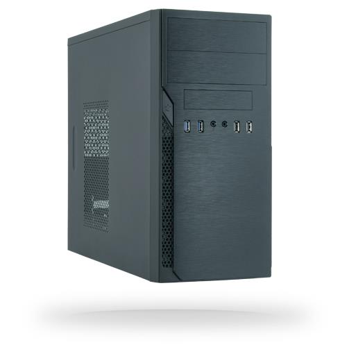 Case|CHIEFTEC|micro ATX|Black|Tower|PC|Chieftec HO-12B-OP Black|HO-12B-OP