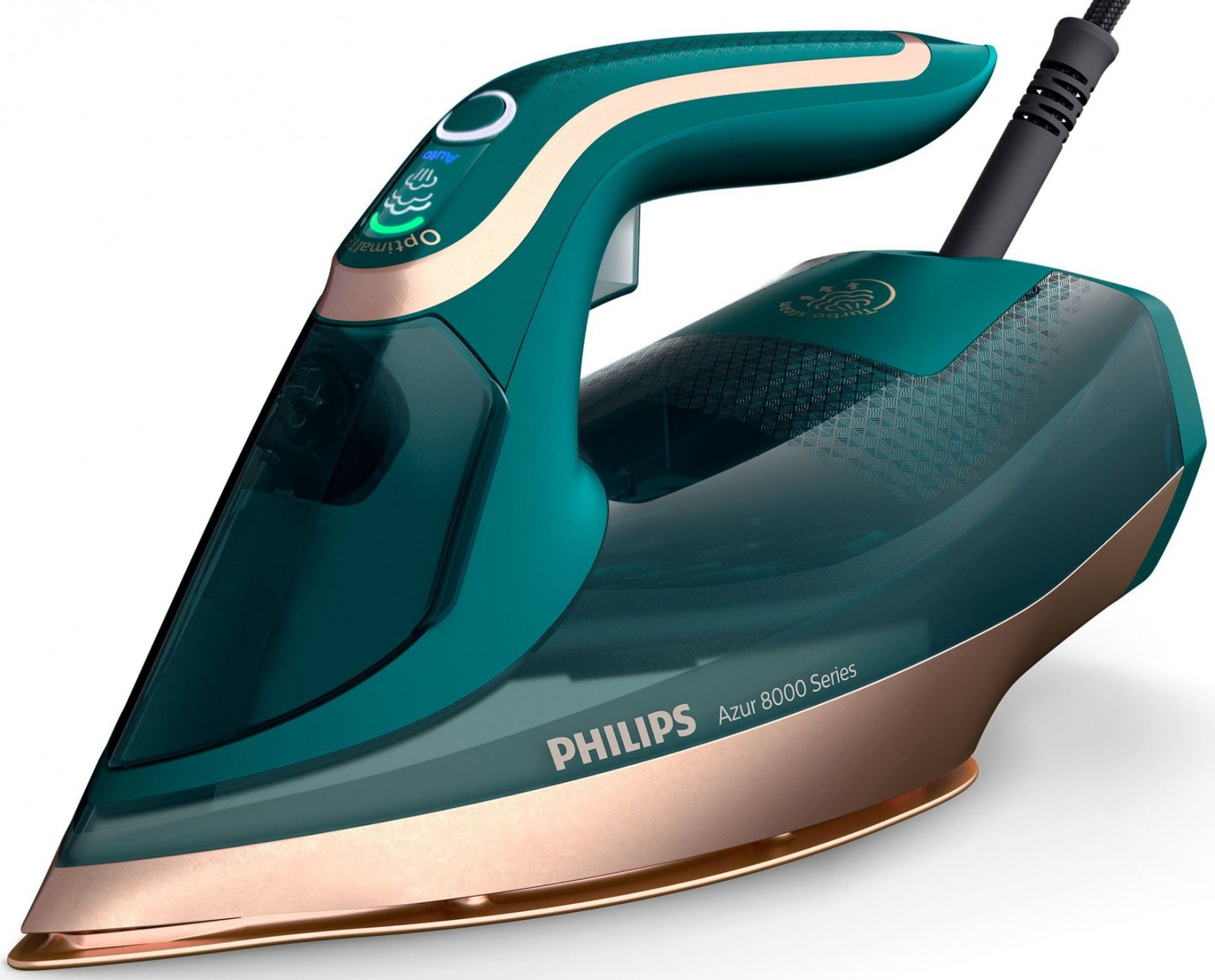 Philips - DST8030/70 Azur - Steam Iron - 3000 W - Water tank capacity 350 ml - Continuous steam 70 g/min - Green