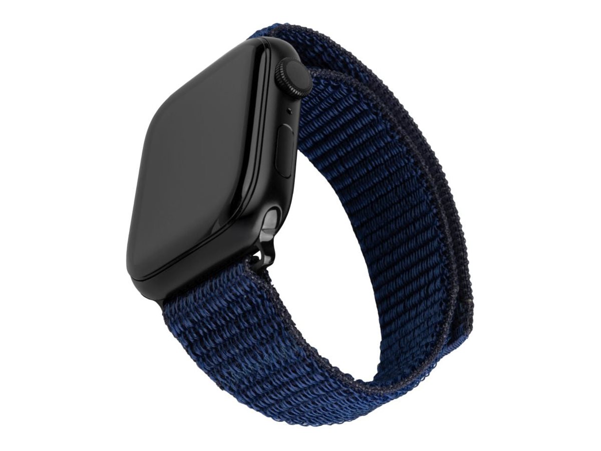 Fixed - Sporty Strap for Apple Watch 38/40/41mm - 160-210 - Dark blue - Nylon