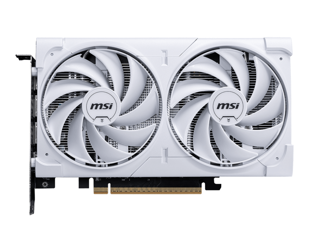 MSI GeForce RTX 5060 8G VENTUS 2X OC WHITE - NVIDIA - 8 GB - GeForce RTX 5060 - GDDR7 - HDMI ports quantity 1 - PCI Express Gen 5 x16 (uses x8)