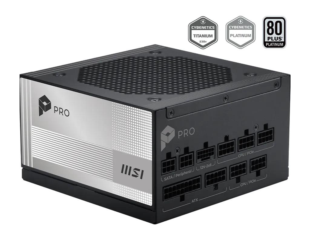 Power Supply|MSI|PRO A1000PL PCIE5|ATX|PC|100 - 240 V|1000 W|PROA1000PLPCIE5