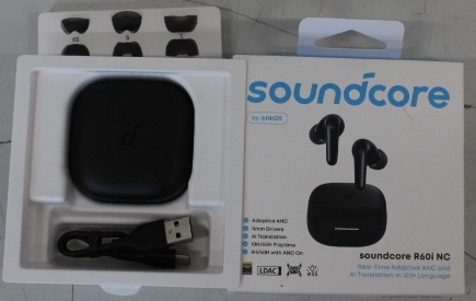 SALE OUT. Anker Soundcore Earphones - R60i - Bluetooth - In-ear - Microphone - Black - DEMO - Warranty 24 month(s) - Wireless