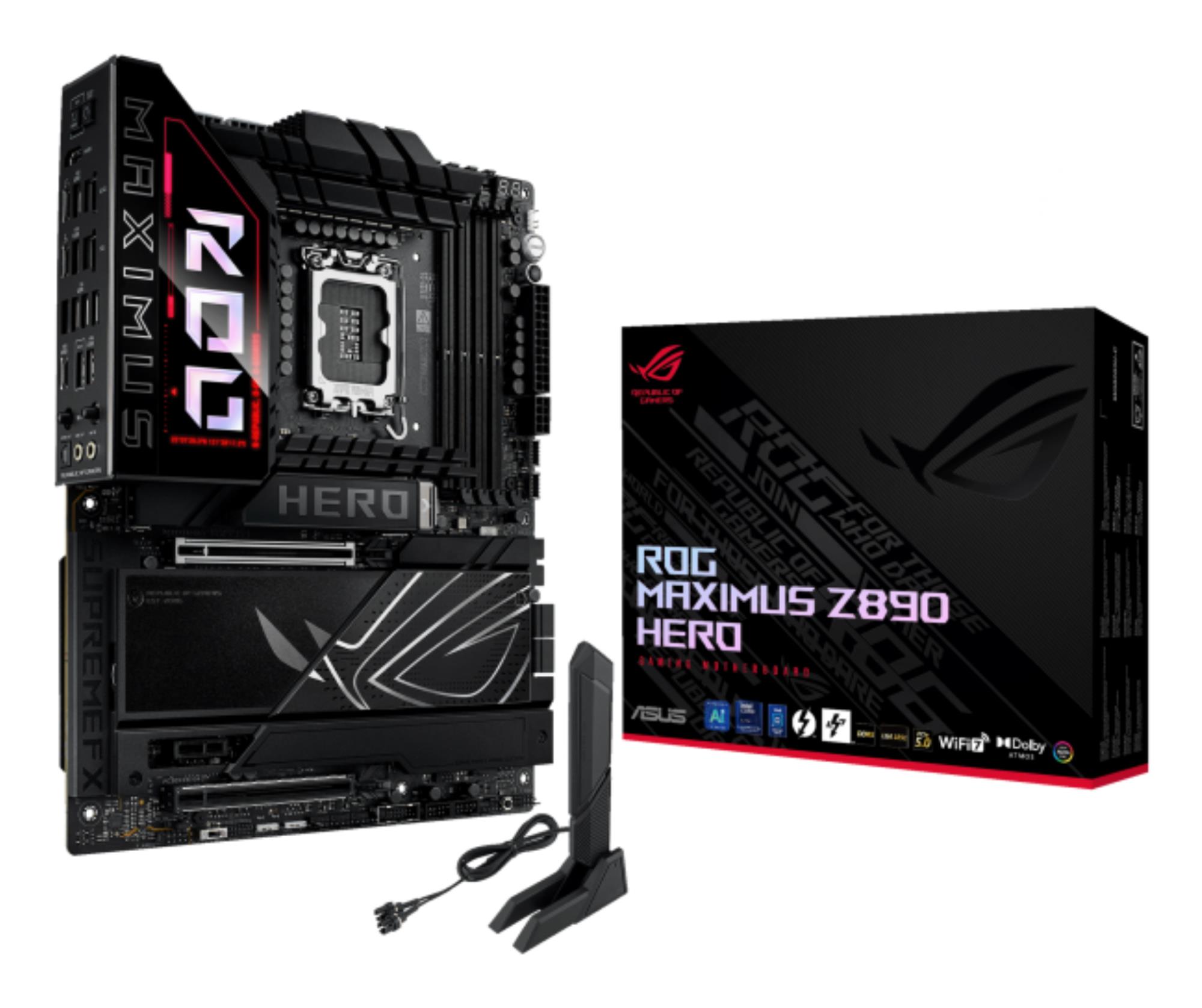 Mainboard|ASUS|Intel Z890|LGA1851|ATX|Memory DDR5|Memory slots 4|1xPCI-Express 4.0 1x|1xPCI-Express 4.0 16x|1xPCI-Express 5.0 16x|6xM.2|1xHDMI|1xAudio-In|1xAudio-Out|4xUSB 3.0|4xUSB 3.1|1xUSB-C|2xUSB-C w/Thunderbolt|1xOptical S/PDIF|2xRJ45|ROGMAXIMUSZ890H