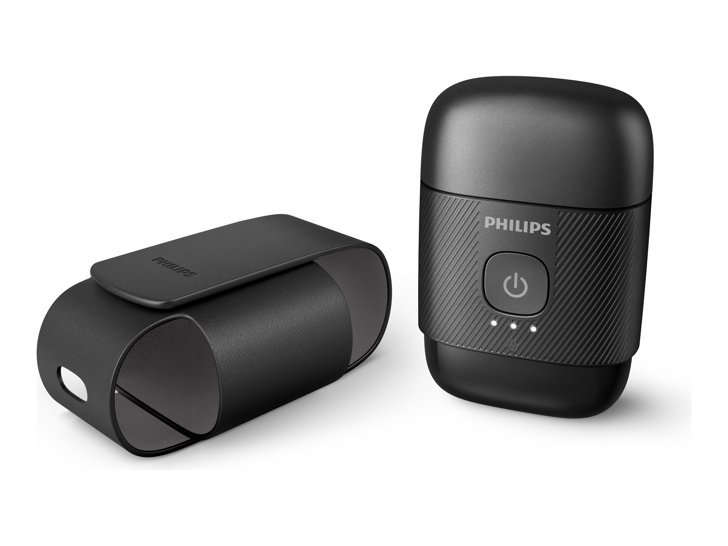 Philips Compact Shaver - S591/05 500 Series - Operating time (max) 40 min - Wet & Dry - Lithium Ion - Metallic Black