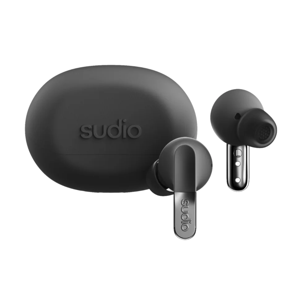 Sudio Earbuds - N3 Pro - Bluetooth - In-ear - Microphone - Titanium Black - Noise canceling - Wireless