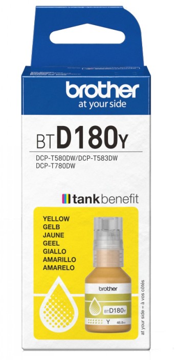 Brother BTD180Y - Ink refill - Yellow