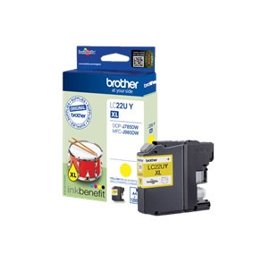 Brother LC-22UY - Ink Cartridge - Yellow
