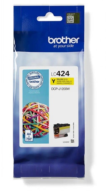 Brother LC-424Y - Ink Cartridge - Yellow