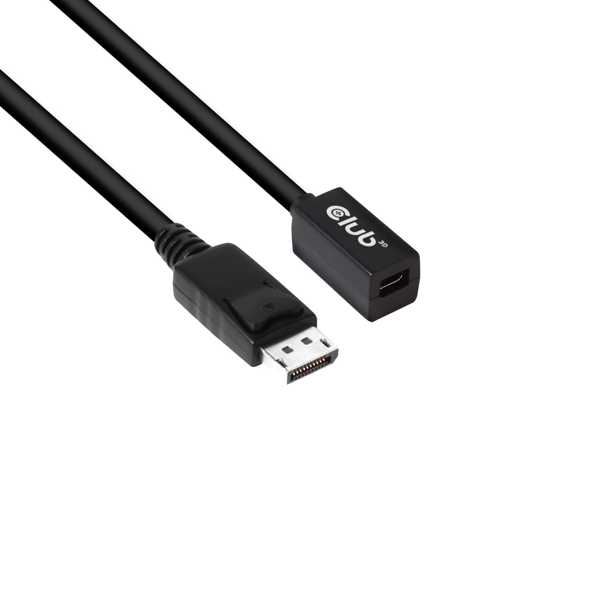 CABLE MINI DP TO DP 1M/M/F CAC-1120 CLUB3D
