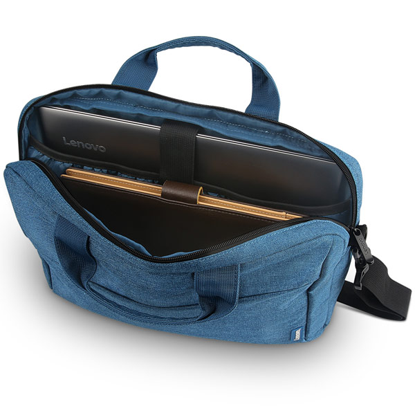 Lenovo - Casual Toploader T210 - Fits up to size 15.6 " - Messenger - Briefcase - Blue