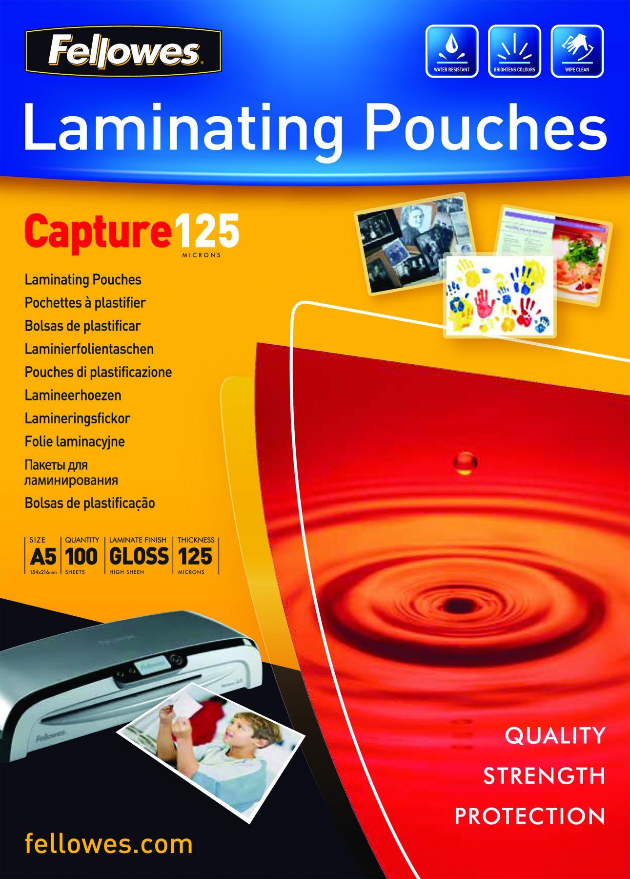LAMINATOR POUCH IMAGELAST/A5 125 100PCS 5307302 FELLOWES