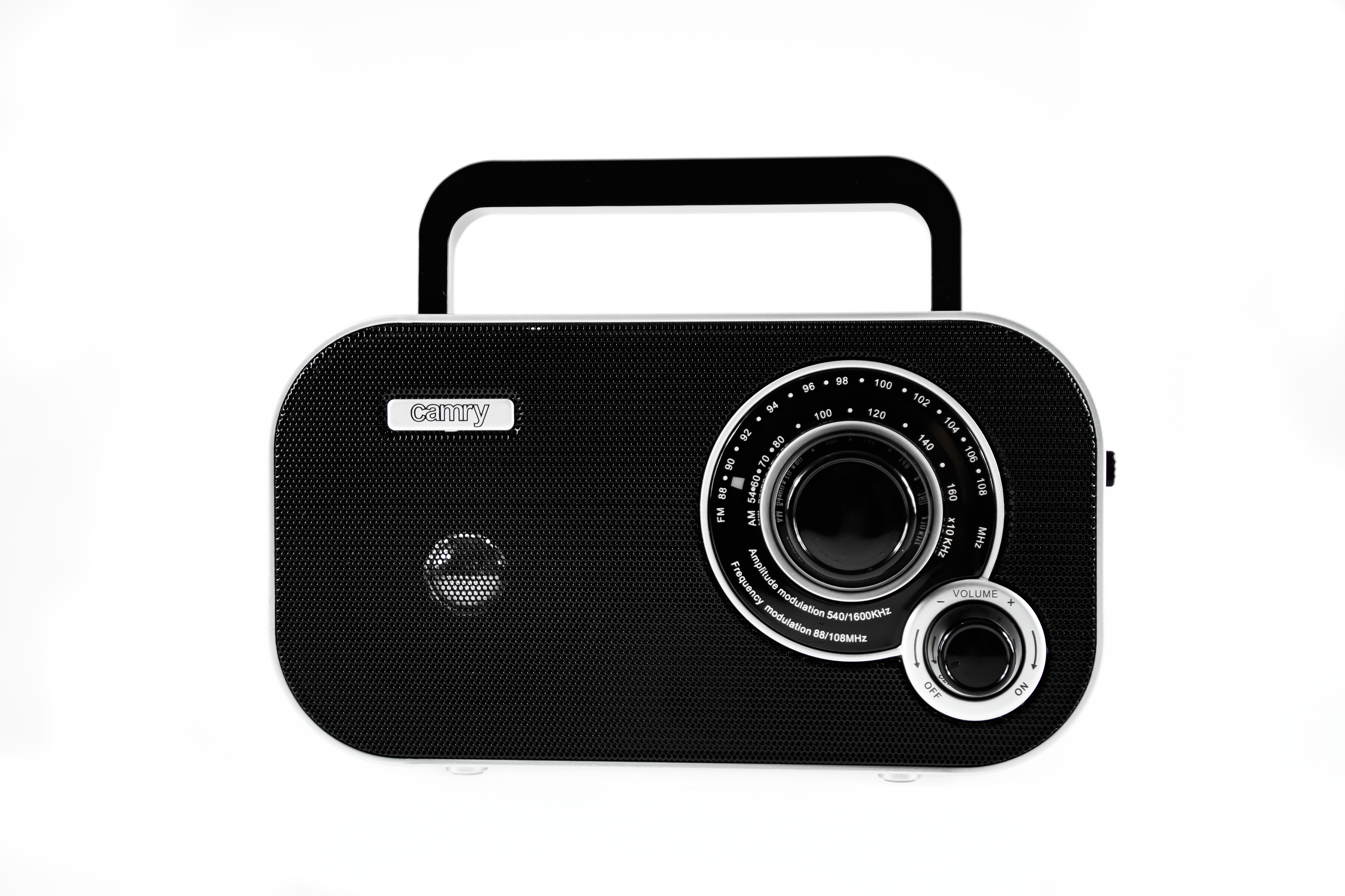 Camry - Portable Radio - CR 1140b - Black/Grey