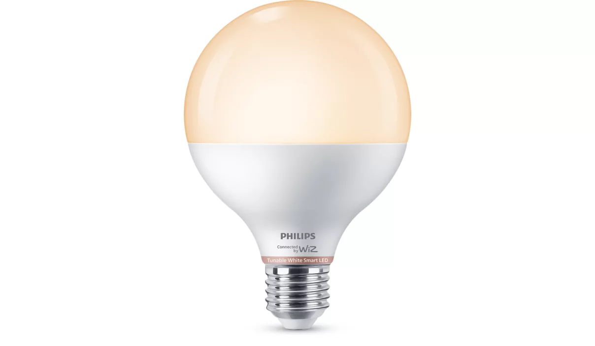 Philips Smart WFB 75W G95 827-65 TW 1PF/6 - E27 - 11 W - Warm to cool white light - Bluetooth, Wi-Fi