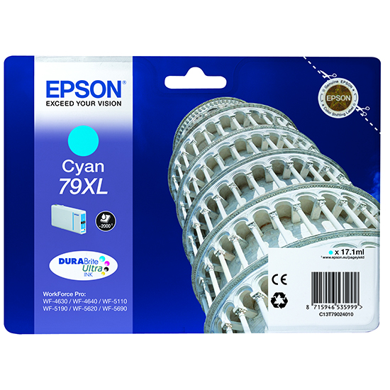 Epson 79XL - C13T79024010 - Inkjet cartridge - Cyan