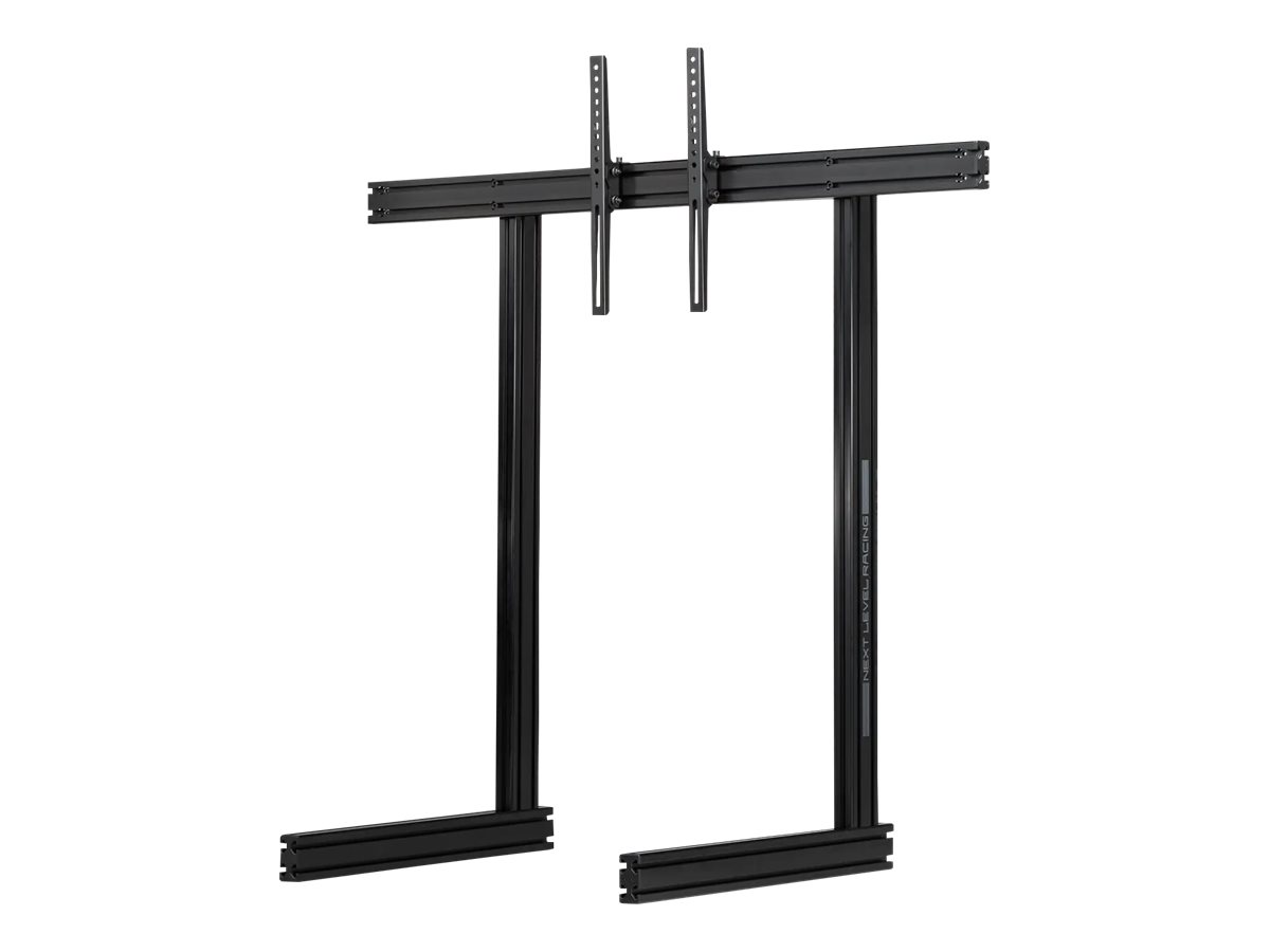 Next Level Racing Floor stand - ELITE Free Standing Single Monitor Stand - Vertical adjustment - 65 " - Black