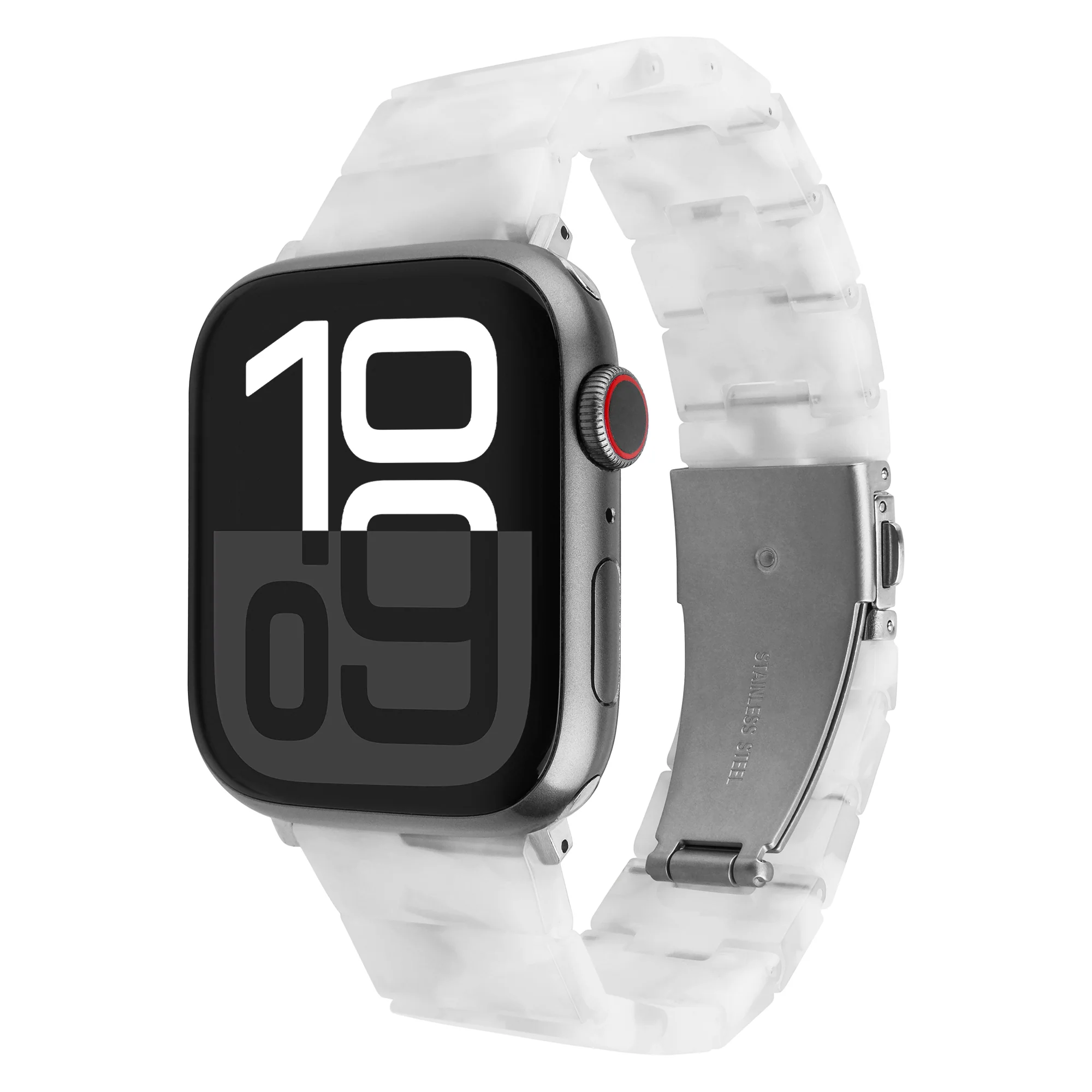 Fixed - Resin Strap for Apple Watch 38/40/41mm - Cloud White - Epoxy resin