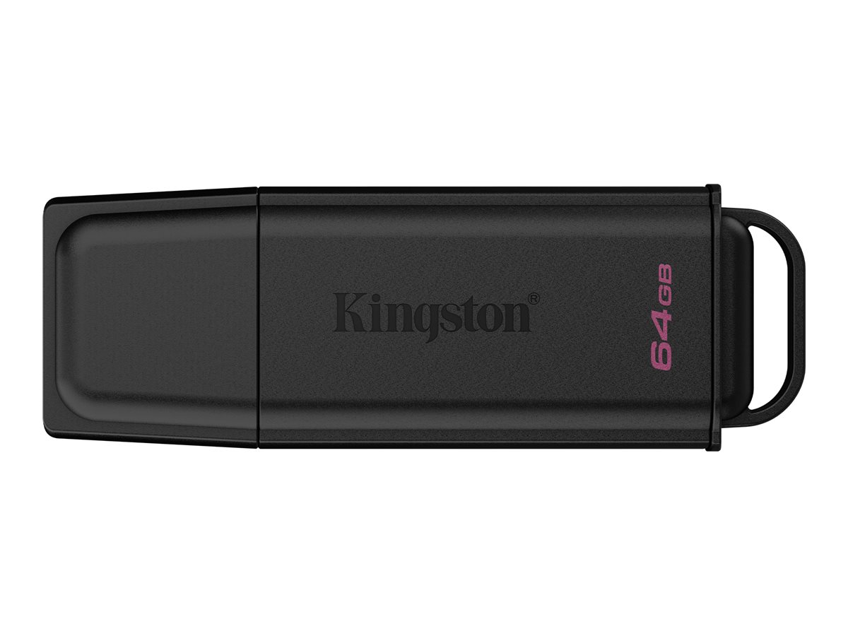 Kingston USB Flash Drive - DataTraveler Exodia - 64 GB - USB Type-A - Black