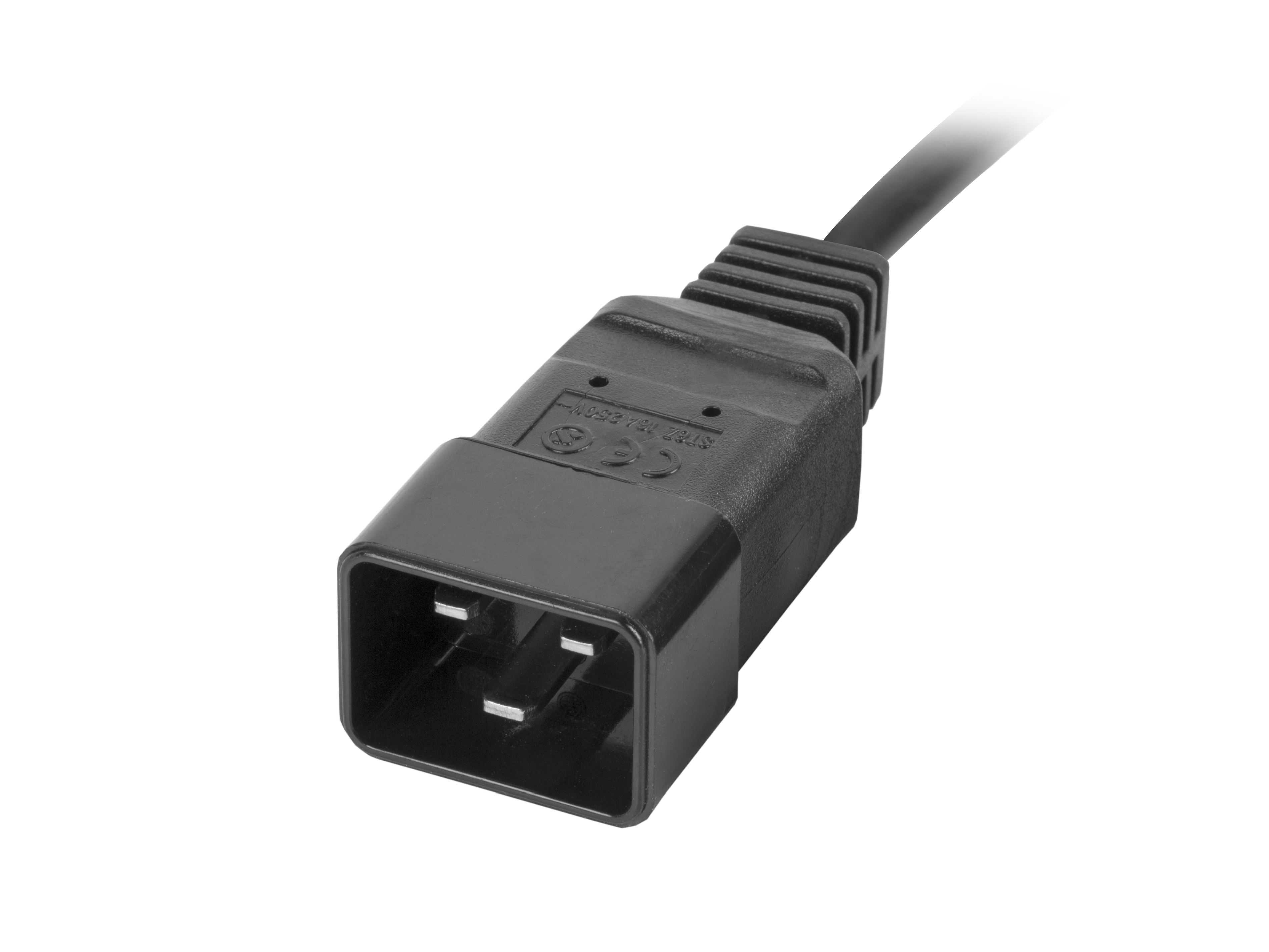 Lanberg Power Distribution unit (PDU) 19" 1U 16A 2M 4x C19 6x IEC C13 Sockets C20 - PDU-04I1906I-0200-C20-BK