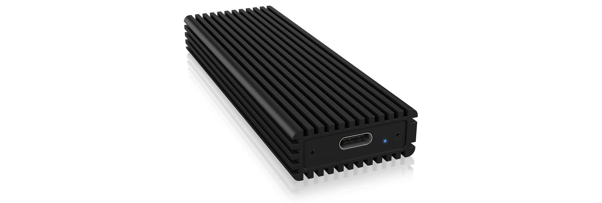 Raidsonic - Black - ICY BOX IB-1816M-C31 External Type-C enclosure for M.2 NVMe SSD