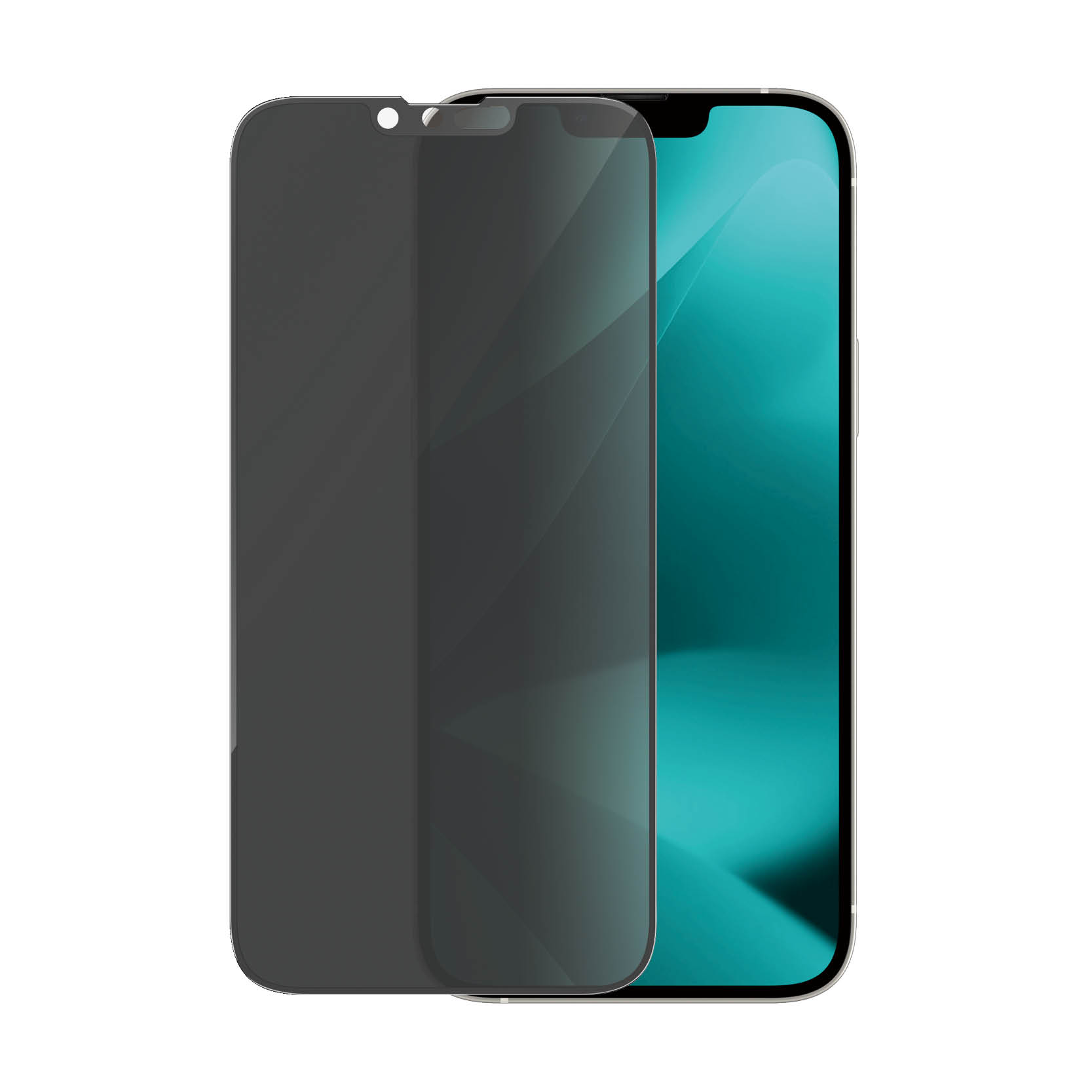 PanzerGlass - Screen protector - Apple - iPhone 14 Plus/13 Pro Max - Glass - Black - Ultra-Wide Fit - Privacy