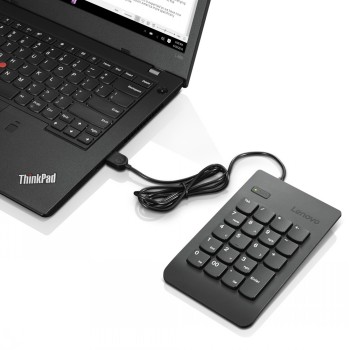 Lenovo - Essential - USB Numeric Keypad Gen II - Numeric Keypad - Wired - Black