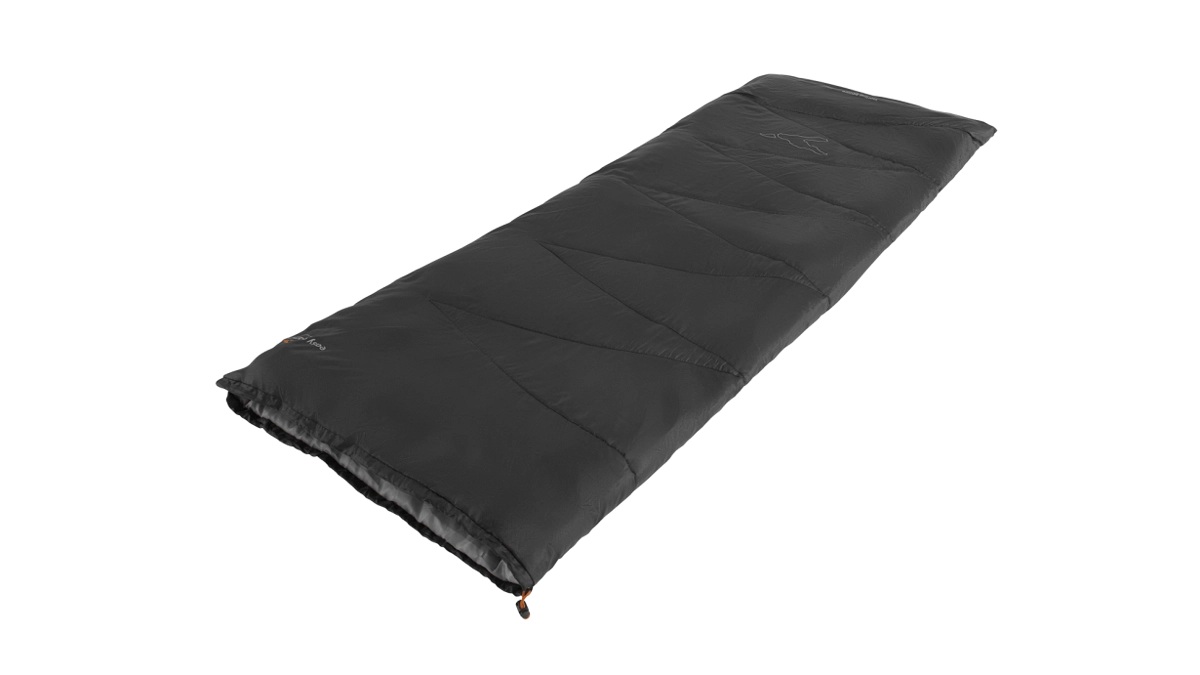 Easy Camp Starling Square Black 10°C - Sleeping Bag - 190 x 75 cm - Temperature 5 to 15 °C - One-way, L-shaped