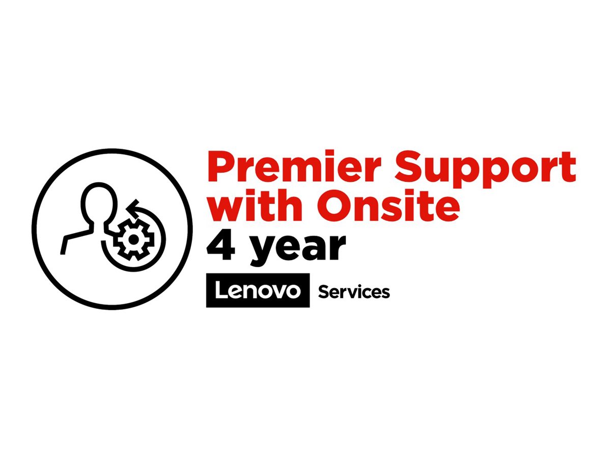 Lenovo - Warranty - 4Y Premier Support (Upgrade from 3Y Premier Support) - 4 year(s)