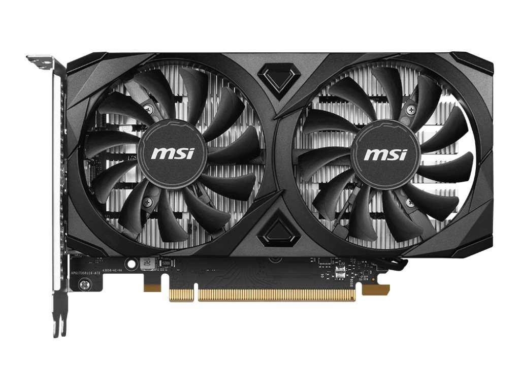 MSI GeForce RTX 3050 VENTUS 2X E 6G OC - NVIDIA - 6 GB - NVIDIA GeForce RTX 3050 - GDDR6 - HDMI ports quantity 2 - PCI Express Gen 4 x16 (uses x8)