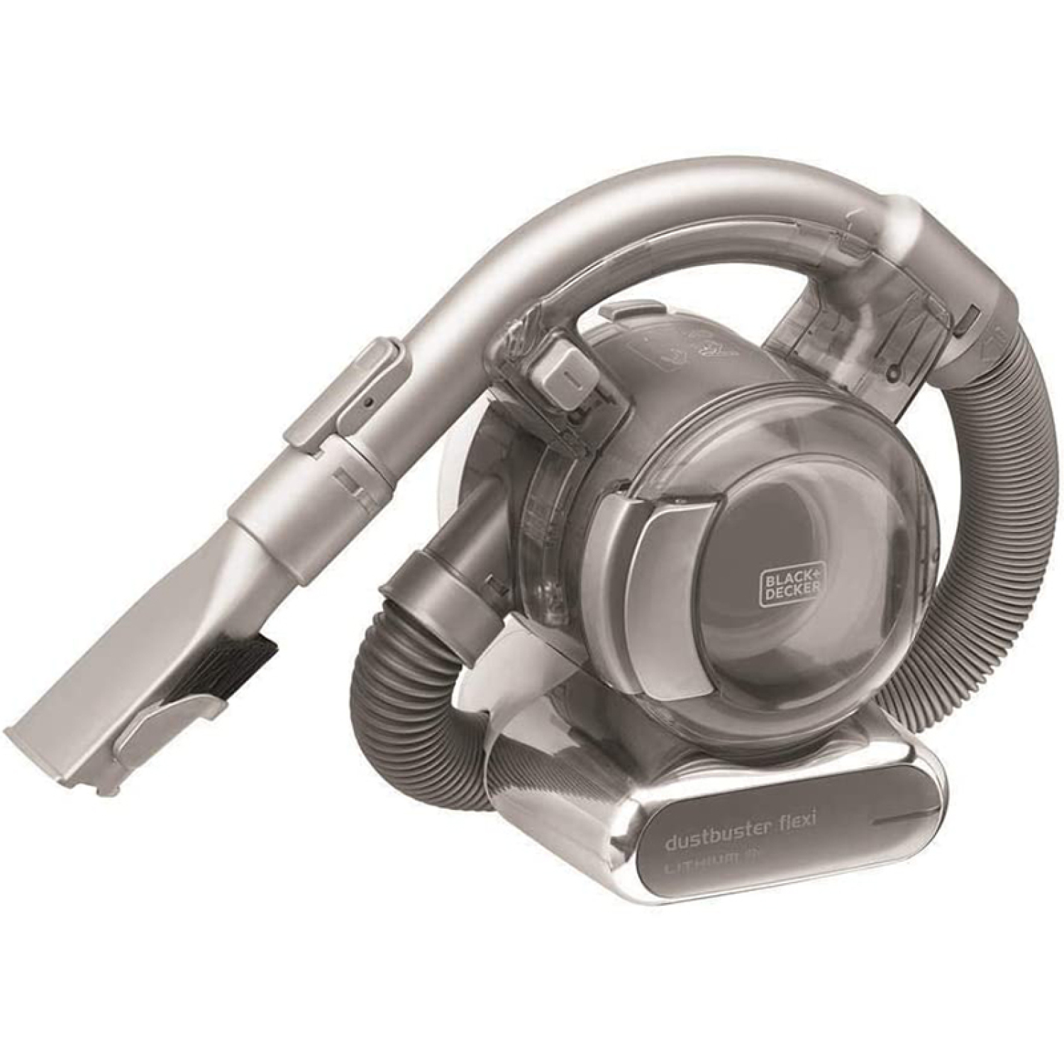 BLACK & DECKER Vacuum Cleaner - PD1820LF-QW - Cordless - Handheld - 18 V - Operating time (max) 15 min - Chrome