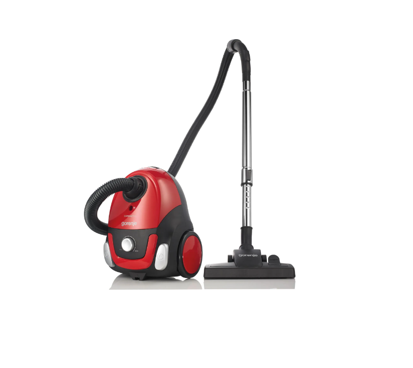 Gorenje - Vacuum cleaner - VCEB11CXRII - Bagged - Power 800 W - Dust capacity 2 L - Red