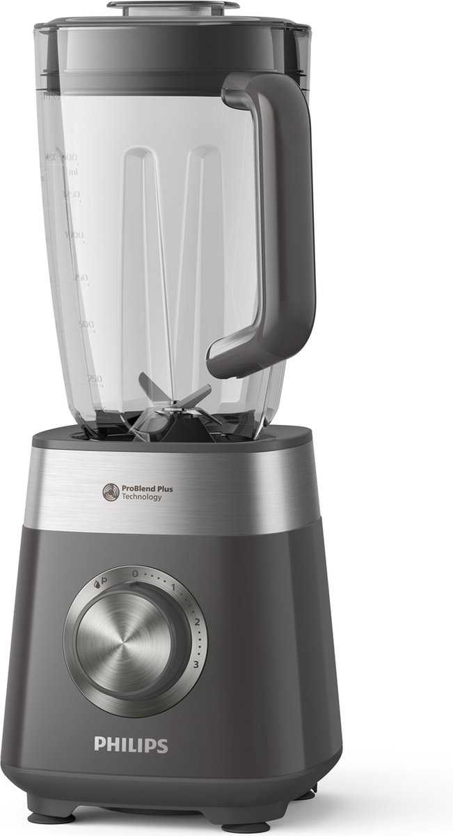 Philips Blender - HR3020/20 - Tabletop - 1000 W - Jar material Plastic - Jar capacity 1.5 L - Cashmere grey