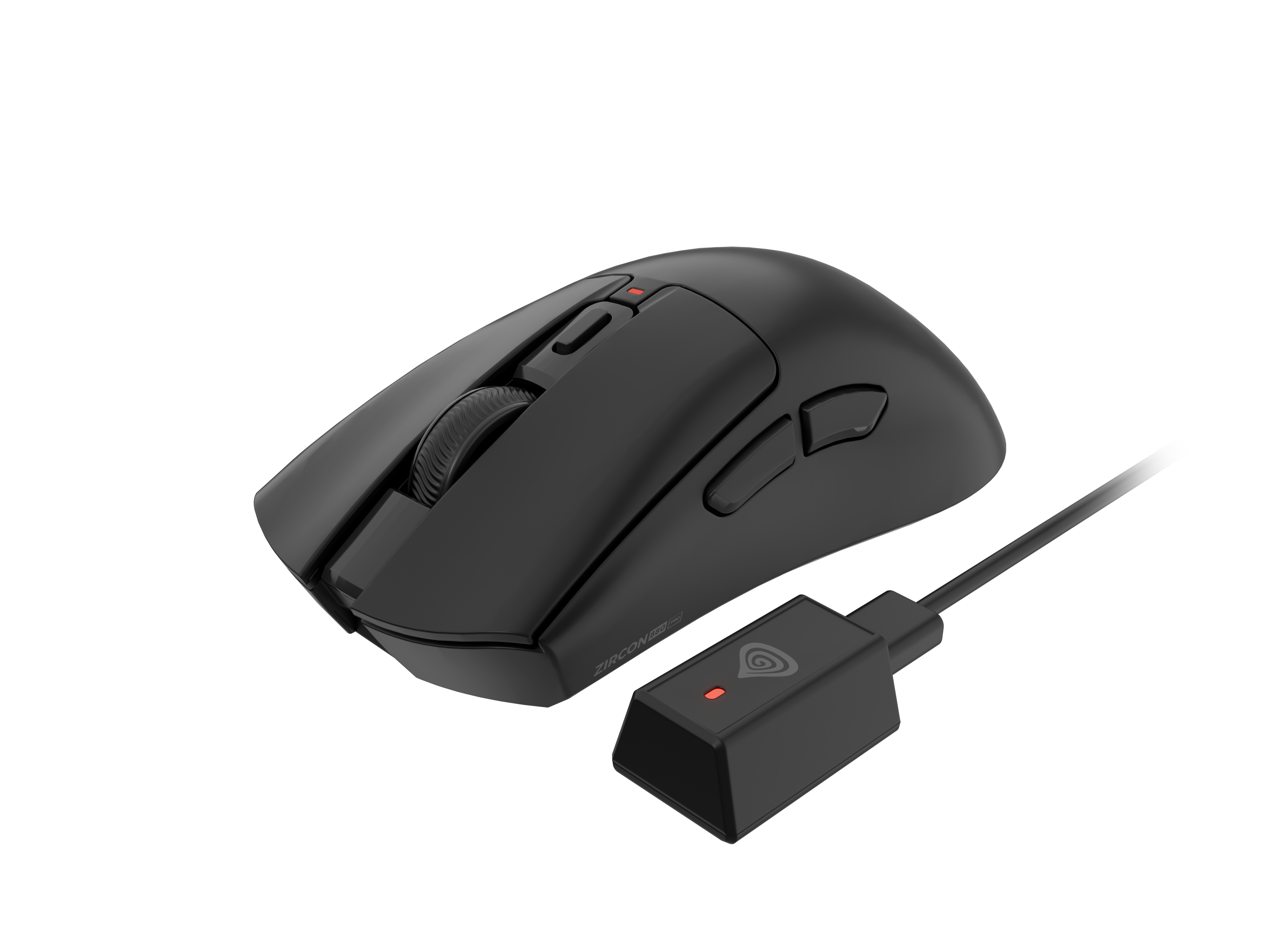 Genesis Gaming Mouse - Zircon 880 Pro 8k - Wireless - 2.4GHz, Bluetooth - Black